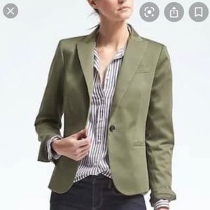 Banana Republic Size 2 Blazer. Official color is flight suit green.